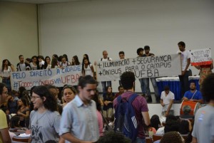 Manifestação de alunos