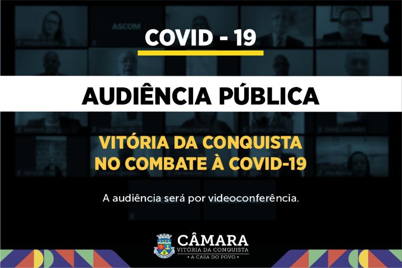 Imagem Câmara realiza audiência pública para discutir ações de enfrentamento ao coronavírus