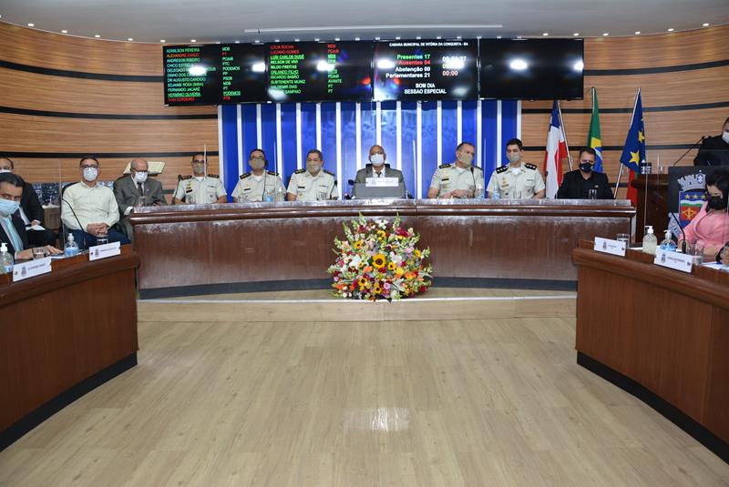 Imagem Vereadores destacam excelência do trabalho realizado pelo 9º Batalhão da PM