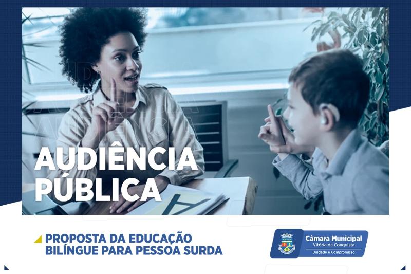 Imagem Câmara Municipal debate educação bilíngue de surdos nesta quinta-feira, 30