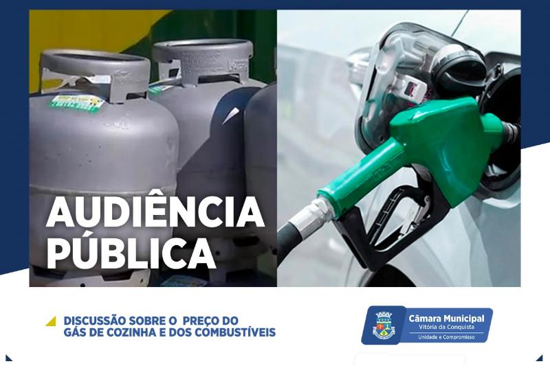 Imagem Câmara Municipal promove audiência pública para debater preço do gás e dos combustíveis