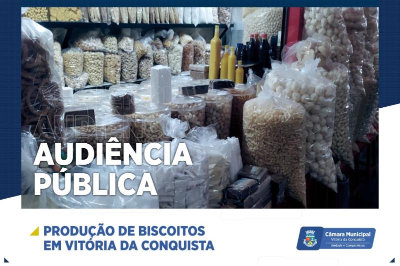 Imagem Câmara promove audiência para discutir produção de biscoitos em Vitória da Conquista