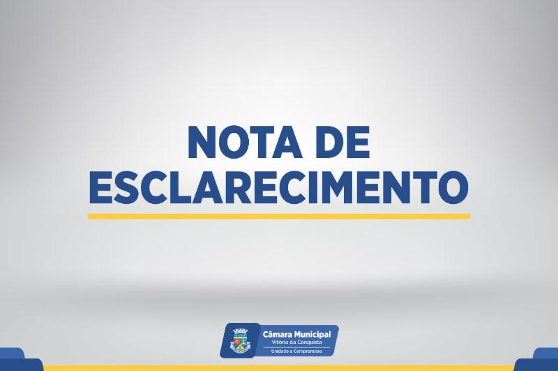 Imagem  Nota de Esclarecimento: com decisão do TRE-BA, Câmara empossará Edivaldo Ferreira Júnior