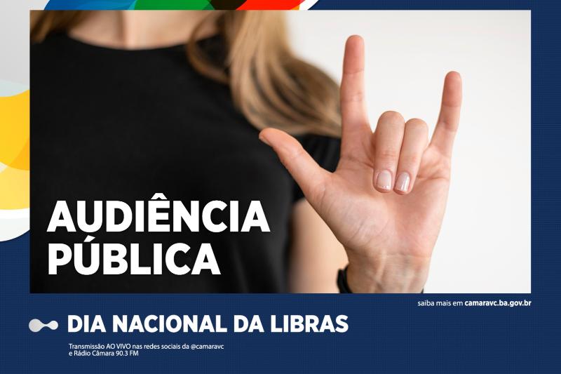 Imagem Câmara realiza audiência pública sobre dia nacional da Língua de sinais