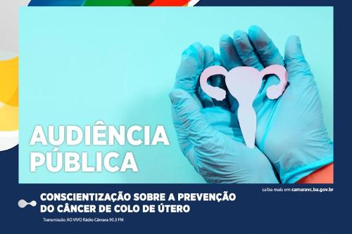 Imagem Câmara realiza sessão especial sobre conscientização e prevenção do câncer de colo de útero
