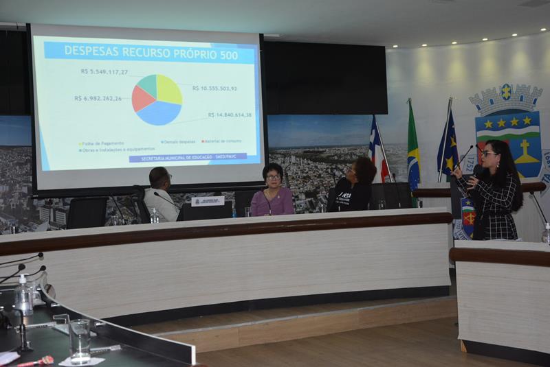 Imagem Audiência Pública: Câmara Municipal discute aplicação do Piso Salarial dos Professores