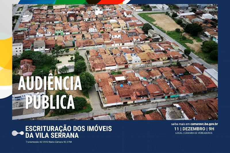 Imagem Câmara Municipal debate situação da escritura dos imóveis da Vila Serrana  I