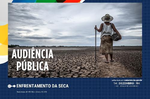 Imagem Câmara realizará audiência para discutir a seca no município