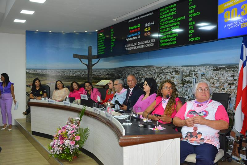 Imagem Câmara  realiza sessão Especial do Dia da Mulher - Prêmio Mulher Cidadã Loreta Valadares