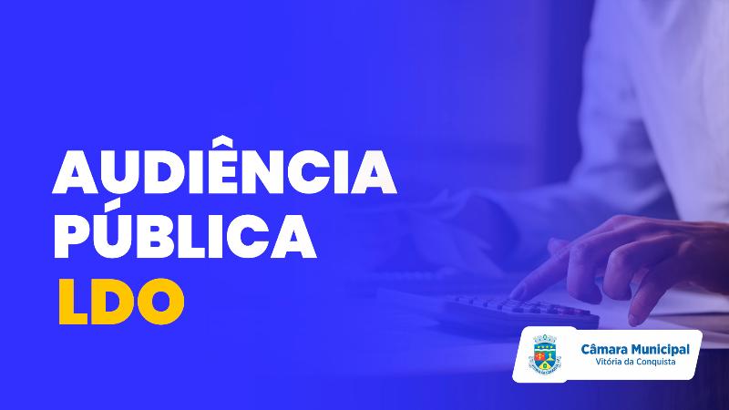 Imagem AUDIÊNCIA PÙBLICA LDO: Câmara realiza segunda audiência para discutir orçamento de 2025.