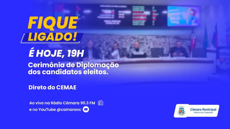 Imagem Rádio Câmara 90.3 FM transmite diplomação de vereadores eleitos a partir das 18h