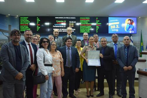 Imagem Enfermeira do Corpo de Bombeiros é homenageada na Câmara