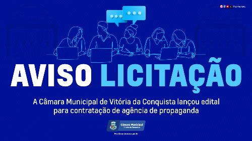 Imagem Câmara lança edital para contratação de agência de publicidade