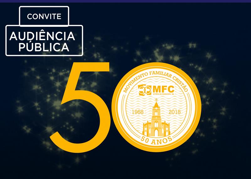 Imagem Câmara Municipal realiza comemoração pelos 50 anos do MFC em Vitória da Conquista