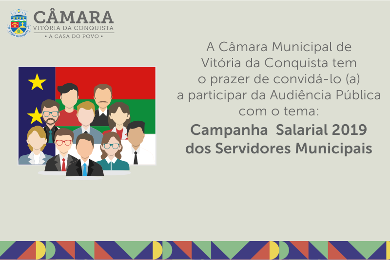 Imagem Câmara realiza audiência pública para discutir Campanha Salarial dos Servidores Municipais 2019